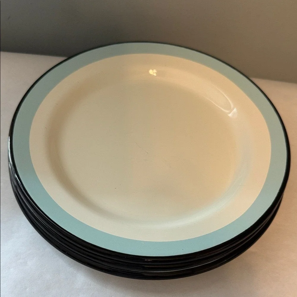 Hearth‎ & Hand Cream and Black Dinner Plates